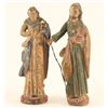 Image 1 : Pair of Hand Carved Statues
