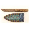 Image 1 : Native American Beaded Knife Sheath