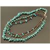 Image 2 : Lot of 3 Navajo Turquoise Necklaces