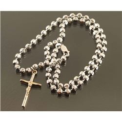 Chain Necklace with Crucifix