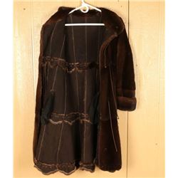 Ladies Mink A-line Coat