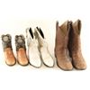 Image 1 : Lot of (3) Pairs of Kid's Cowboy Boots