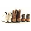 Image 3 : Lot of (3) Pairs of Kid's Cowboy Boots