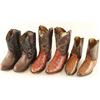 Image 1 : Lot of (3) Pairs of Kid's Cowboy Boots