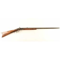 Signed Half Stock Percussion Rifle .36 Cal