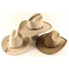 Image 2 : Lot of 3 Cowboy Hats