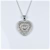 Image 2 : Lovely Style Heart Shaped Diamond Pendant