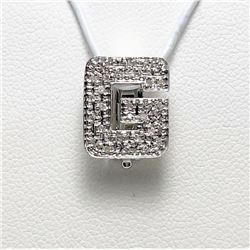 Gorgeous custom-made letter ‘G’ pendant