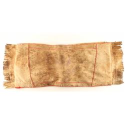 Antique Leather Saddle Storage Blanket
