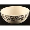 Acoma Black and White Polychrome Bowl