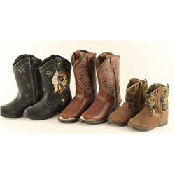 Lot of Kid's Cowboy Boots