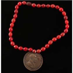 Peace Medal on Necklace