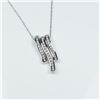 Image 1 : Striking Fine Quality Modern Diamond Pendant