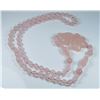 Image 1 : Beautiful Pink Quartz Beaded Necklace