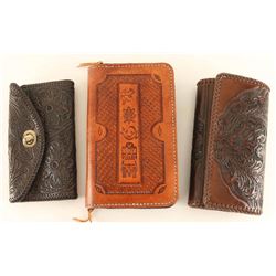 Lot of (3) Leather Pieces