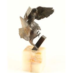 Fighting Hawks bronze