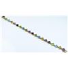 Image 1 : Colorful Multi-Gem Bracelet featuring
