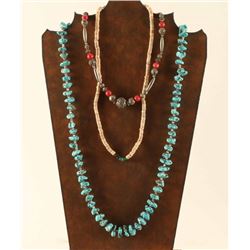 Lot of 3 Navajo Necklaces