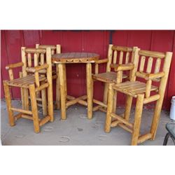 Log Patio Set