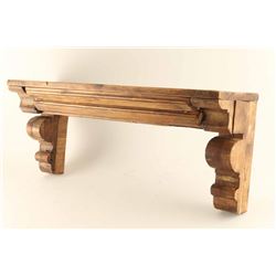 Rustic Corner Cabinet and Shelf