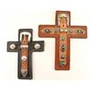 Image 1 : Lot of (2) Leather Crosses