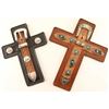 Image 2 : Lot of (2) Leather Crosses