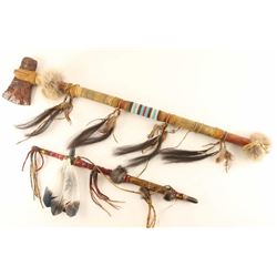 Tomahawk and Peace Pipe