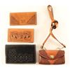 Image 1 : Lot of (4) Leather Items