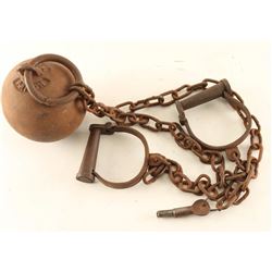 Yuma Prison Ball and Ankle Shackles