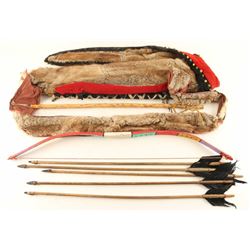 Native American Quiver & Arrows