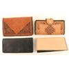 Image 1 : Lot of (4) Leather Items