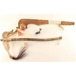 Skull Crusher and Jawbone Weapon