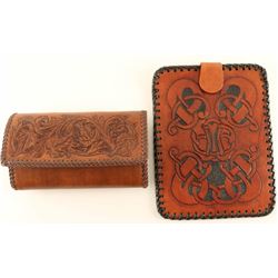 Lot of (2) Leather Items