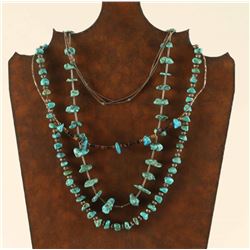 Lot of 4 Navajo Turquoise Necklaces