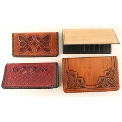 Lot of (3) Check Book Wallets