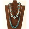 Image 1 : Lot of 3 Navajo Turquoise Necklaces