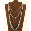 Image 1 : Lot of 3 Navajo Turquoise Necklaces