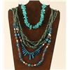 Image 1 : Lot of 3 Navajo Faux Turquoise Necklaces