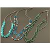 Image 2 : Lot of 3 Navajo Faux Turquoise Necklaces