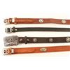 Image 2 : Lot of (4) Leather Belts