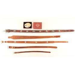 Miscellaneous Lot of Leather