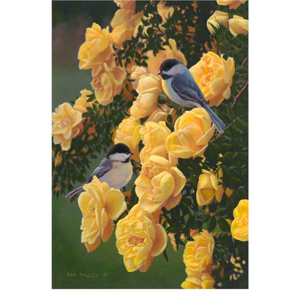 "Summer Bouquet" - Chickadees: By Nationally known artist: Pat Pauley