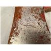 Image 2 : LOT OF 4 GARDEN TOOLS - AXE, ADZE, WEEDER, HANDLE