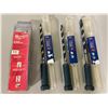 Image 1 : LOT OF 4 - DRILL BITS - MILWAUKEE 1 1/4" SHIP AUGER BIT