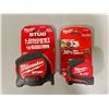Image 1 : LOT OF 2 - MILWAUKEE TAPE MEASURES - NEW