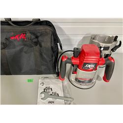 SKIL ROUTER WITH EXTRA FRAME AND CARRYING BAG UNUSED