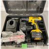 Image 1 : DEWALT CORDLESS DRILL, EXTRA BATTERY AND CHARGER IN CASE