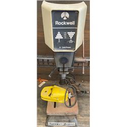 ROCKWELL/BEAVER BENCH TOP DRILL PRESS W/FOOT CONTROL