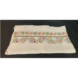 Ukraine Handmade Runner (Orange,Yellow, and Green) - 1920s
