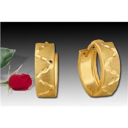 14KY Gold (not plated) Petite Huggy Earrings